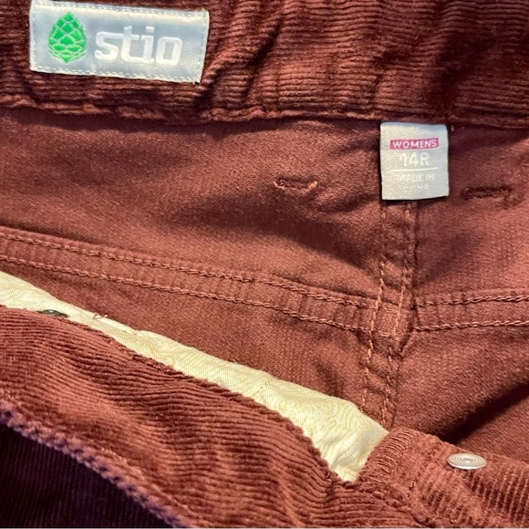 Stio | Rivet Wide Leg Cord | Cropped Pant | Button Fly | Women’s 14 R - Picture 6 of 7